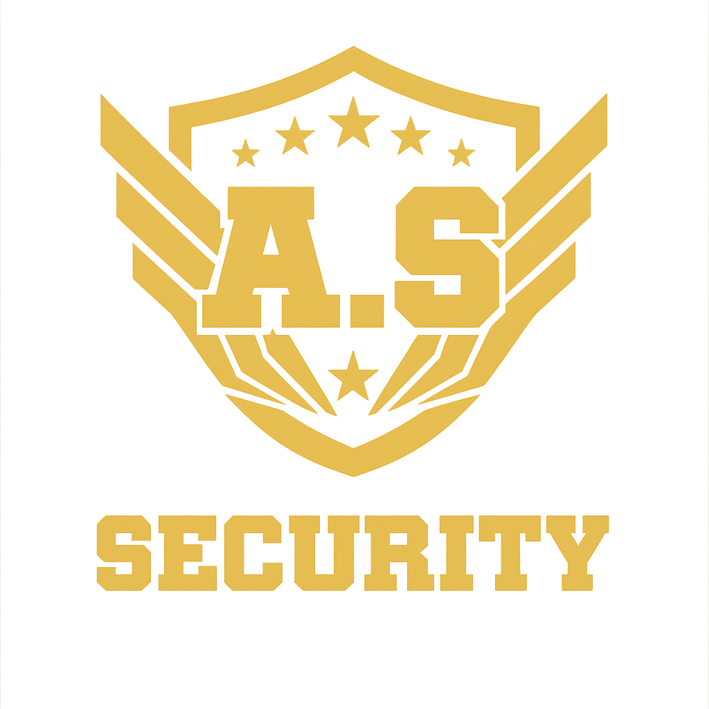 A.S Security Logo Design